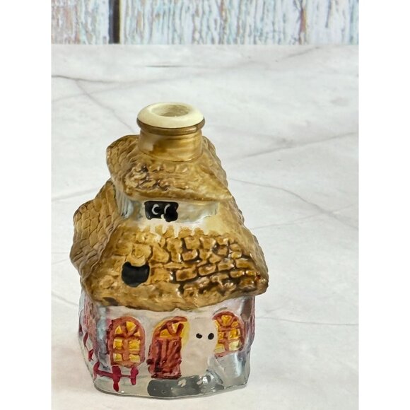 Vintage Old World Christmas Halloween Haunted House Glass Light Cover - Picture 5 of 6